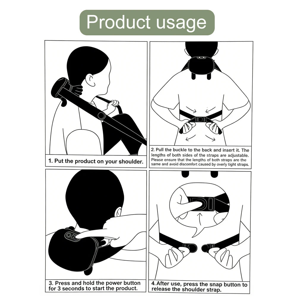 Neck Massager – Deep Tissue Relief & Heat Therapy