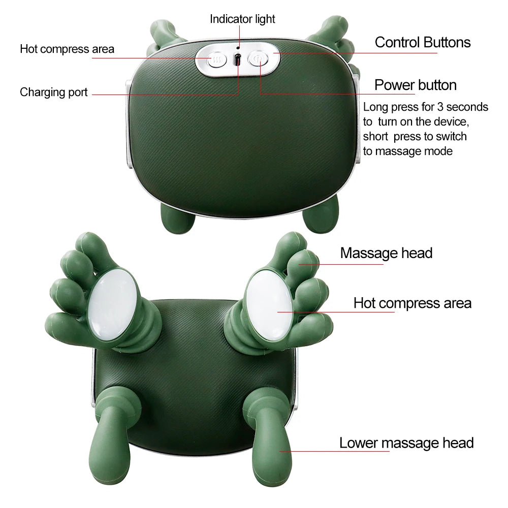 Neck Massager – Deep Tissue Relief & Heat Therapy